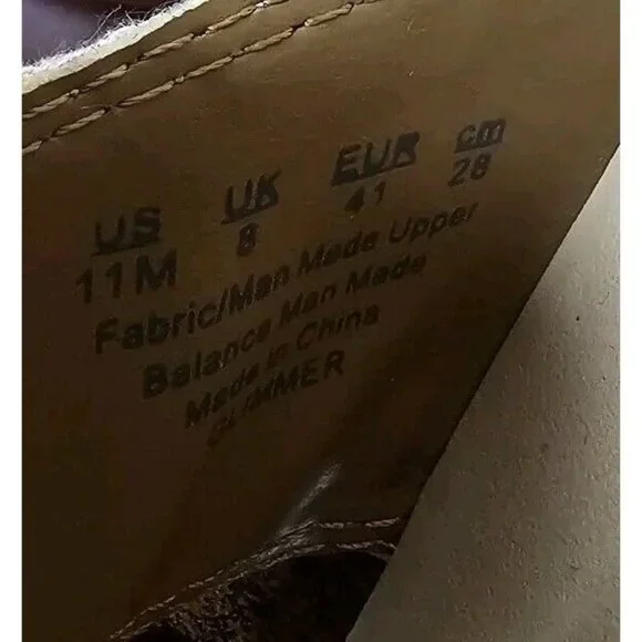 Dr Scholls Glimmer Sandals Womens 11M Slingback Strappy Wedge Canvas Brown - Picture 8 of 10